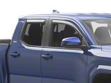 In-Channel Ventvisor Window Deflectors; Front and Rear; Dark Smoke (24-25 Tacoma)