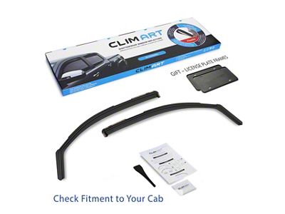 in-Channel Window Deflectors (16-23 Tacoma Access Cab)