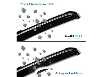 in-Channel Window Deflectors (05-15 Tacoma Double Cab)