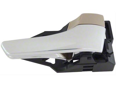 Interior Door Handle; Front or Rear Right; Chrome Lever; With Brown Knob; Plastic (16-19 Tacoma Double Cab)
