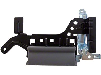 Interior Door Handle; Rear Left Gray; Black; Metal; Plastic (05-15 Tacoma Access Cab)