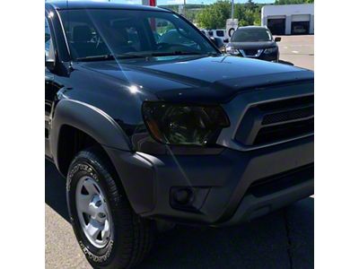 JDM Style Headlights; Chrome Housing; Smoked Lens (12-15 Tacoma)