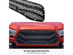 Laser Cut Upper Replacement Grille; Black (16-17 Tacoma w/o Front Sensor)
