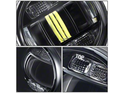 LED Projector Fog Lights; Clear (12-15 Tacoma)