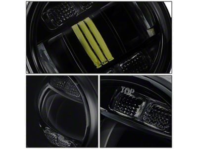 LED Projector Fog Lights; Smoked (12-15 Tacoma)