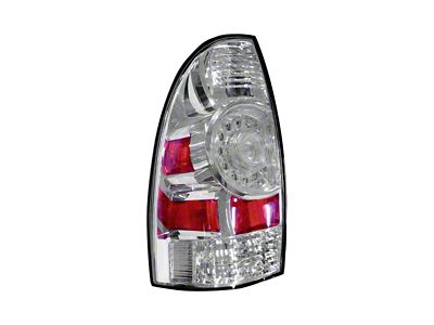 LED Tail Lights; Chrome Housing; Clear Lens (09-11 Tacoma)
