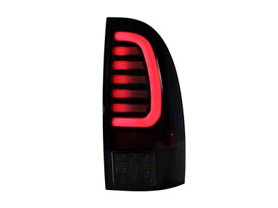 LED Tail Lights; Gloss Black Housing; Clear Lens (05-15 Tacoma)