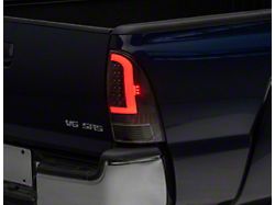 Light Bar LED Tail Lights; Black Housing; Clear Lens (05-15 Tacoma w/ Factory Halogen Tail Lights)