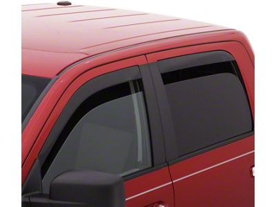 Low Profile Ventvisor Window Deflectors; Front and Rear; Dark Smoke (05-15 Tacoma Access Cab)