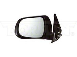 Manual Non-Heated Side Mirror; Driver Side; Black (12-15 Tacoma)