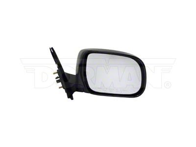 Manual Non-Heated Side Mirror; Passenger Side; Black (05-11 Tacoma)
