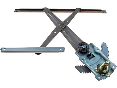 Manual Window Regulator Only; Front Driver Side (05-14 Tacoma)