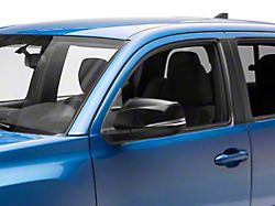 Mirror Covers with Turn Signal Openings; Gloss Black (16-23 Tacoma)