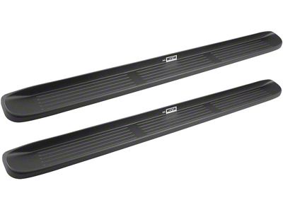 Molded Unlighted Running Boards; Black (05-23 Tacoma Access Cab)