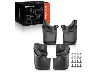 Mud Flap Splash Guards; Front and Rear (16-23 Tacoma, Excluding SR)