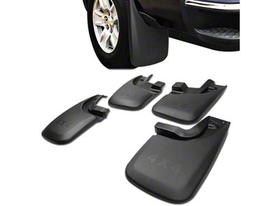 Mud Guards; Front and Rear (05-15 Tacoma)