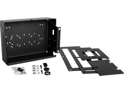 Non-Locking Steel Door Bed Compressor Box Mount without Compressor; Passenger Side (05-23 Tacoma)