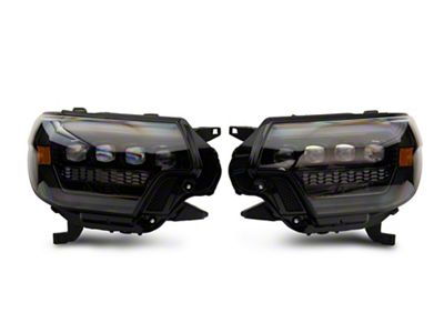 AlphaRex NOVA-Series LED Projector Headlights; Alpha Black Housing; Clear Lens (12-15 Tacoma)