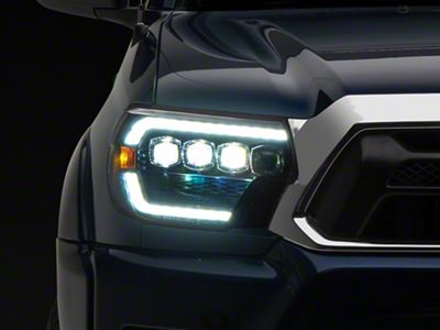 AlphaRex NOVA-Series LED Projector Headlights; Black Housing; Clear Lens (12-15 Tacoma)