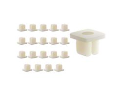 Nylon Retainer Clips Fastener Kit; 8.5 x 8.5mm; 20-Piece (95-23 Tacoma)