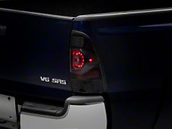 OE Style LED Tail Lights; Black Housing; Clear Lens (09-15 Tacoma)