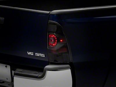 OE Style LED Tail Lights; Black Housing; Clear Lens (09-15 Tacoma)