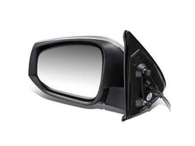 OE Style Powered Heated Side Mirror with Turn Signal; Chrome; Driver Side (16-19 Tacoma)