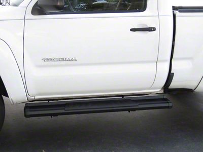 OE Style Running Boards; Black (05-14 Tacoma Regular Cab)