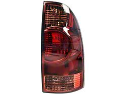 OE Style Tail Light; Chrome Housing; Red/Clear Lens; Passenger Side (05-15 Tacoma)