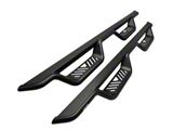 Westin Outlaw Drop Nerf Side Step Bars; Textured Black (05-23 Tacoma Double Cab)