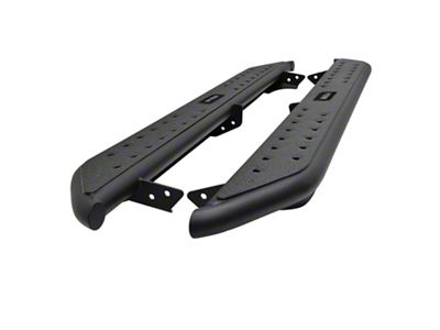 Westin Outlaw Nerf Side Step Bars; Textured Black (05-23 Tacoma Double Cab)