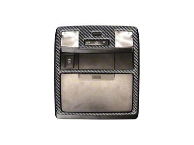 Overhead Accent Trim; Domed Carbon Fiber (16-23 Tacoma)