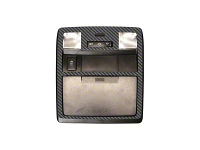 Overhead Accent Trim; Raw Carbon Fiber (16-23 Tacoma)