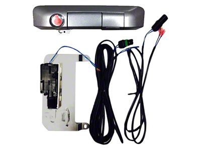 Power Tailgate Smart Lock Handle with Bolt Codeable Lock; Silver Sky Metallic (05-15 Tacoma)
