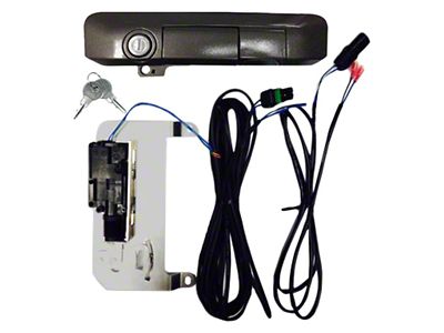 Power Tailgate Smart Lock Handle with Standard Lock; Pyrite Mica (05-15 Tacoma)