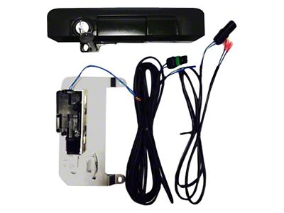 Power Tailgate Smart Lock Handle with Standard Lock; Spruce Mica (05-15 Tacoma)
