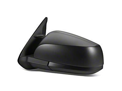 Powered Heated Folding Mirror; Driver Side; Textured Black (16-19 Tacoma)