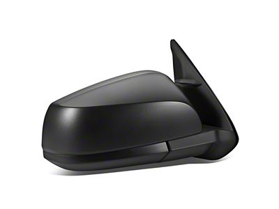 Powered Heated Manual Folding Mirror; Passenger Side; Textured Black (16-19 Tacoma)