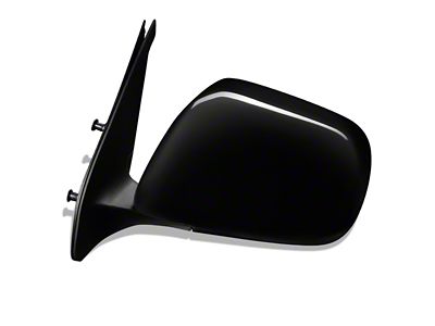 Powered Non-Heated Mirror; Driver Side; Paintable Black (05-11 Tacoma)