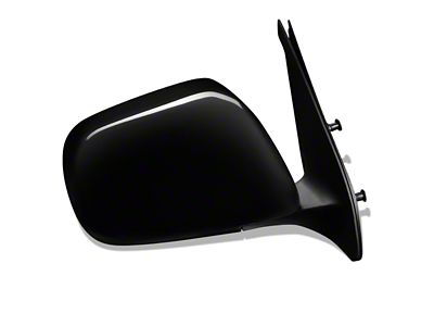 Powered Non-Heated Mirror; Passenger Side; Paintable Black (05-11 Tacoma)
