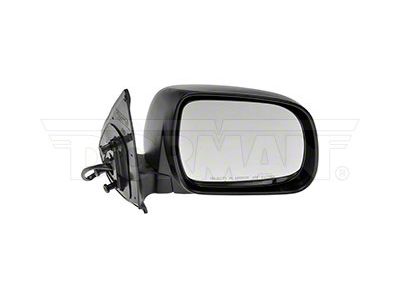 Powered Non-Heated Side Mirror; Passenger Side; Black (05-11 Tacoma w/o Auto Dim Mirrors)