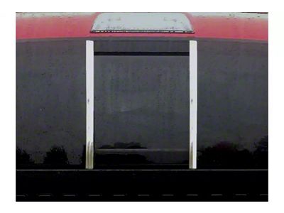 Powered Sliding Rear Window Trim Accent; Stainless Steel (16-23 Tacoma)