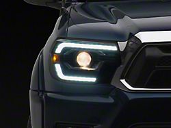 PRO-Series Projector Headlights; Black Housing; Clear Lens (12-15 Tacoma)