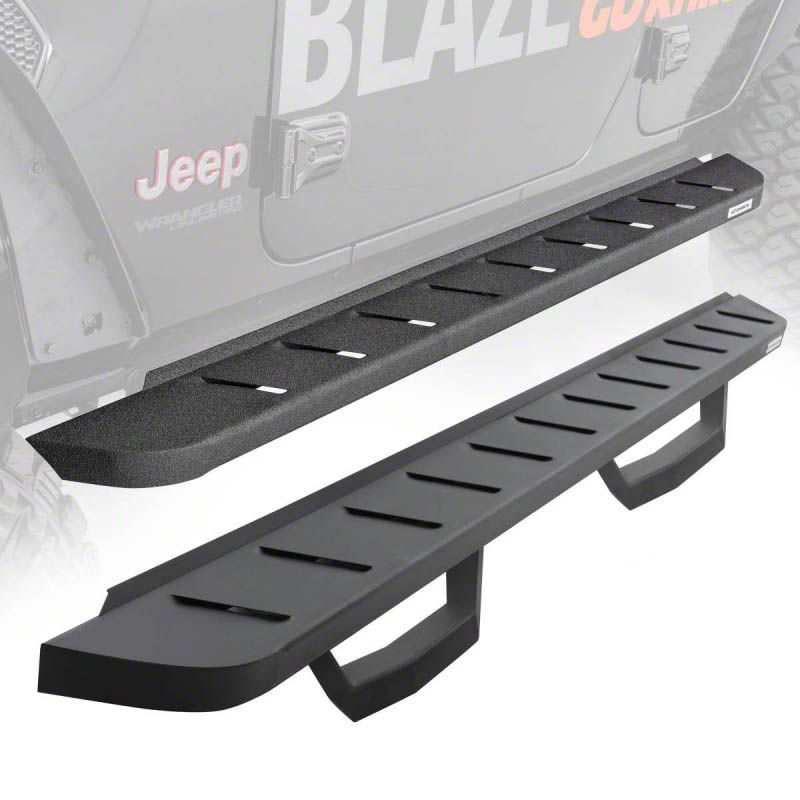 Go Rhino RB10 Running Boards with Drop Steps; Protective