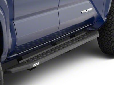 Go Rhino RB20 Slim Running Boards; Protective Bedliner Coating (24-25 Tacoma Double Cab)