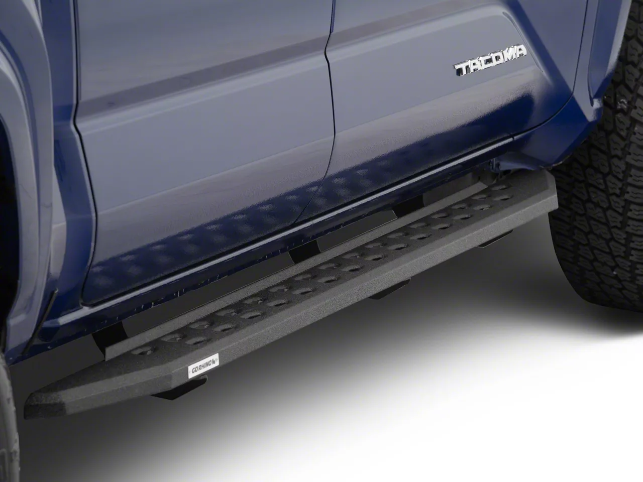 Go Rhino Tacoma RB20 Slim Running Boards; Textured Black