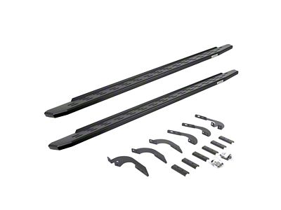 Go Rhino RB30 Running Boards; Textured Black (05-23 Tacoma Double Cab)