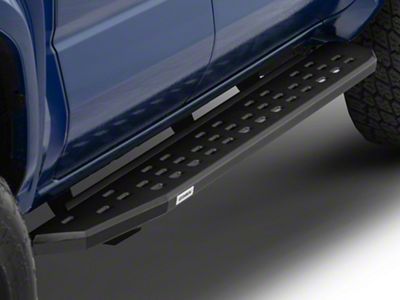 Go Rhino RB30 Running Boards; Textured Black (24-25 Tacoma Double Cab)