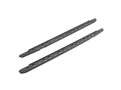 Go Rhino RB30 Slim Line Running Boards; Protective Bedliner Coating (05-23 Tacoma Double Cab)
