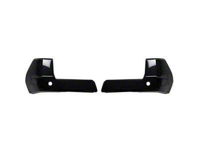 Rear Bumper Covers; Gloss Black (24-26 Tacoma)